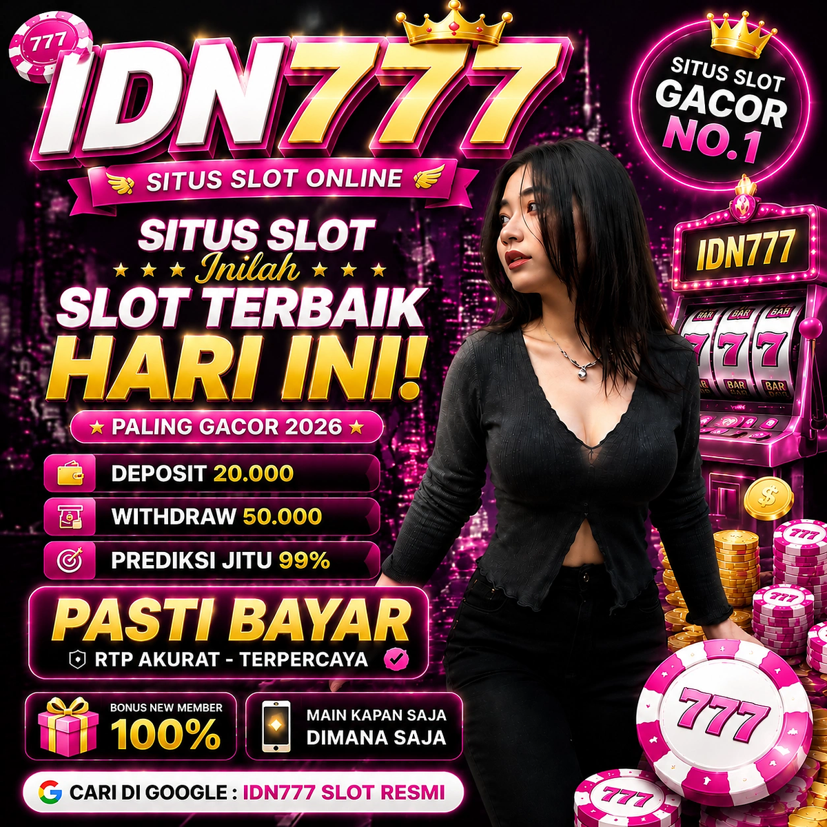 IDN777  Lebih Banyak Slot Online, Lebih Banyak Pilihan Bermain